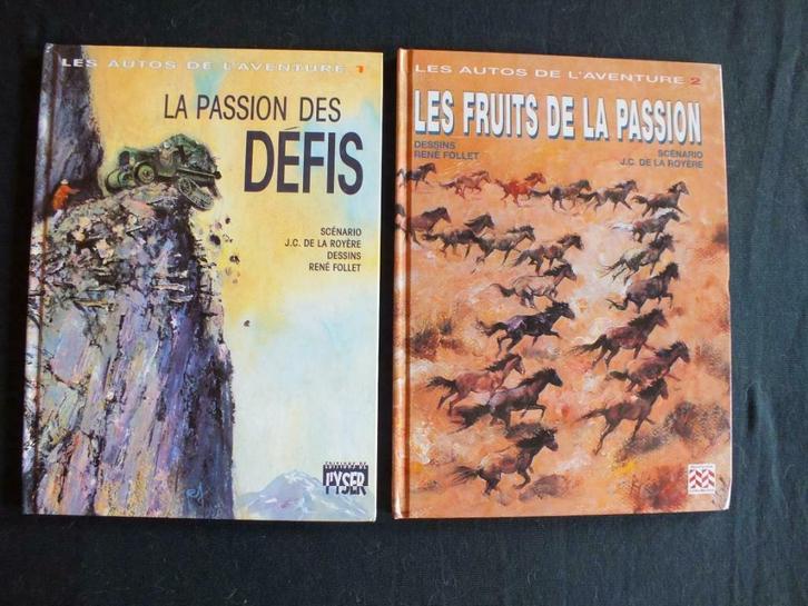 LES AUTOS DE L'AVENTURE     EDITIONS DE L'YSER, Livres, BD, Comme neuf, Série complète ou Série, Enlèvement ou Envoi