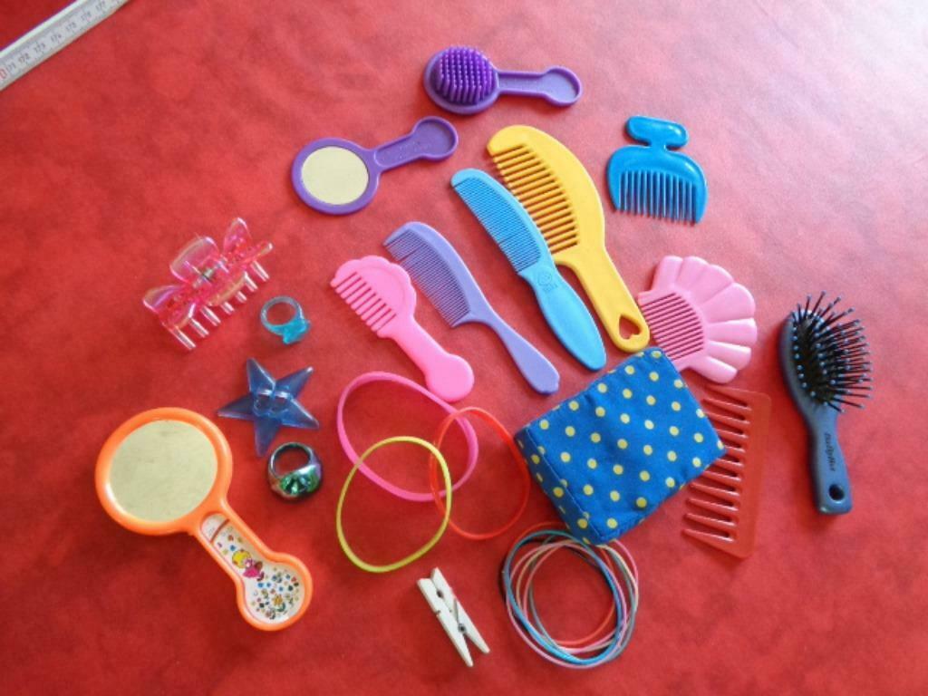 Jouet Différentes pièces . Jeux coiffure., Enfants & Bébés, Jouets | Autre, Enlèvement ou Envoi, Utilisé, Fille