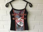 Top SAVE THE QUEEN, Maat 38/40 (M), Zwart, Zo goed als nieuw, Save the Queen