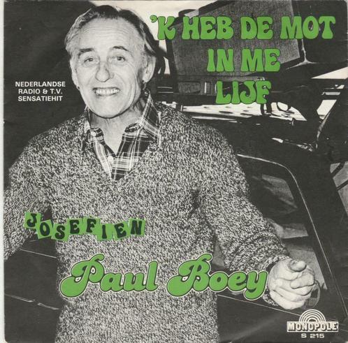 45T: Paul Boey: 'k heb de mot in mijn lijf : Monopole, Cd's en Dvd's, Vinyl | Nederlandstalig, Overige formaten, Ophalen of Verzenden