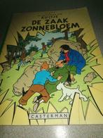 De zaak zonnebloem  De avonturen van Kuifje, zeer oud, Gelezen, Eén stripboek, Ophalen of Verzenden, Hergé