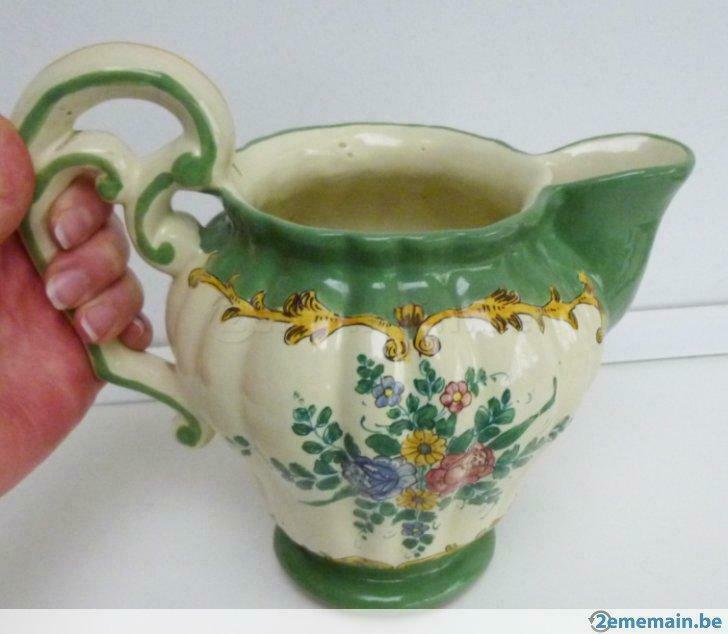 broc-cruche à eau fait main, Italie céramique art provençal, Utilisé