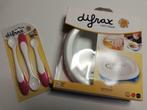 diffrax baby-eetset: lepels + bord, Kinderen en Baby's, Ophalen of Verzenden, Zo goed als nieuw