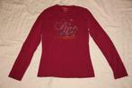 T-shirt manches long fille couleur framboise 'Pepe jeans' 16, Pepe Jeans, Enlèvement ou Envoi, Chemise ou À manches longues, Comme neuf
