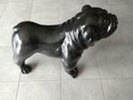 Polyester beeld Engelse Bulldog (72 cm), Kunststof, Zo goed als nieuw, Ophalen, Dierenbeeld