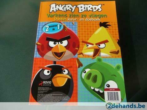 Angry Birds - Dubbel kleur- en doeboek!, Boeken, Kinderboeken | Jeugd | 10 tot 12 jaar, Nieuw, Ophalen of Verzenden