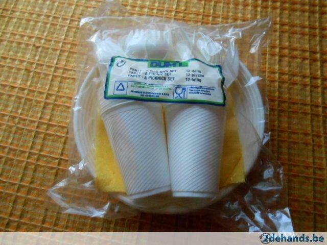 NIEUW party- en picknick-set voor 12 personen !, Enlèvement ou Envoi, Neuf