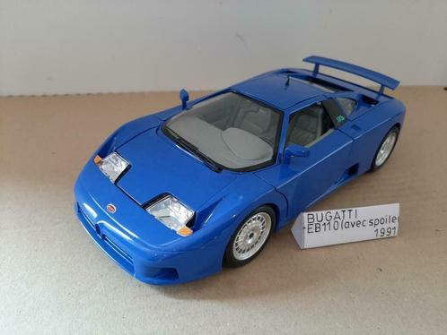 Bugatti EB 110 met spoiler 1991 Burago zonder doos, Hobby en Vrije tijd, Modelauto's | 1:18, Zo goed als nieuw, Ophalen of Verzenden