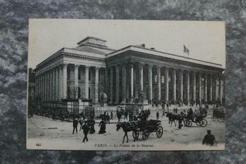 Postkaart 1919 Parijs, Le Palais de la Bourse, Frankrijk