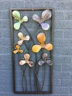 Prachtig mooi metalen flower wandornament-bloem-deco, Enlèvement ou Envoi