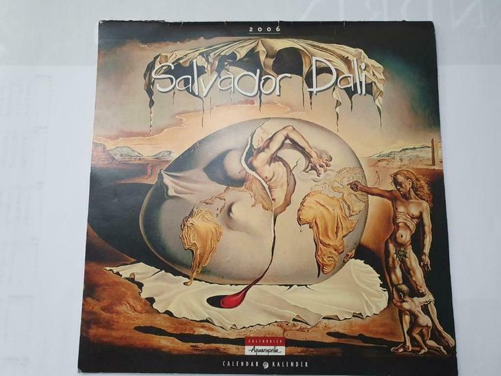 Kalender Salvador Dali, 2006, Aquarupella, Boeken, Kunst en Cultuur | Beeldend, Zo goed als nieuw, Schilder- en Tekenkunst, Ophalen of Verzenden