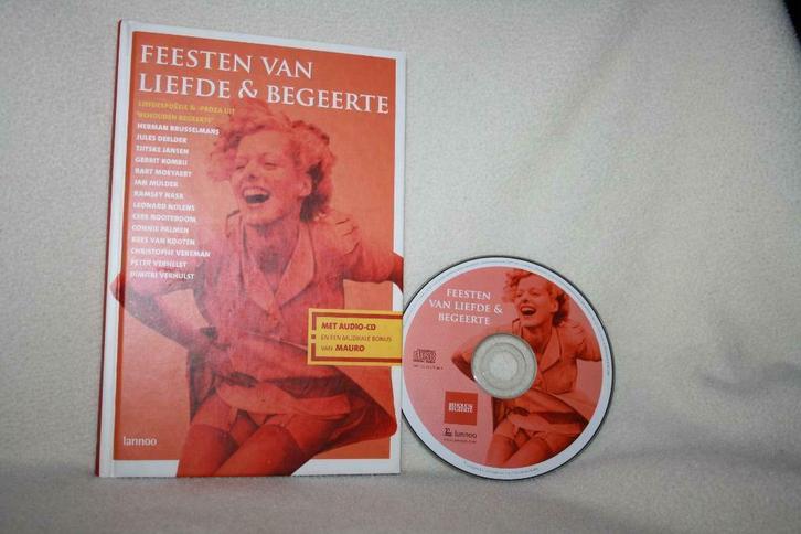 Feesten van liefde & begeerte met audio cd – Luc Coorevits, Boeken, Gedichten en Poëzie, Zo goed als nieuw, Meerdere auteurs, Ophalen of Verzenden