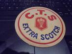 C.T.S. Extra scotch, Verzamelen, Biermerken, Ophalen of Verzenden, Zo goed als nieuw, Viltje(s), Overige merken