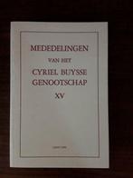 Mededelingen van het Cyriel Buysse Genootschap XV, Boeken, Ophalen of Verzenden, Nieuw