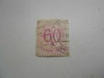 Belgische postzegel 60 cent, Postzegels en Munten, Met stempel, Koninklijk huis, Ophalen of Verzenden, Gestempeld