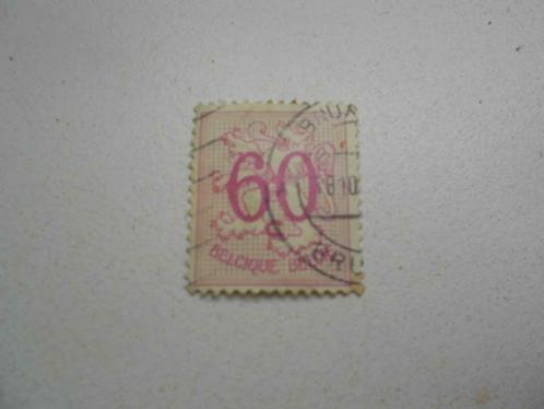 Belgische postzegel 60 cent, Postzegels en Munten, Postzegels | Europa | België, Gestempeld, 1e dag stempel, Koninklijk huis, Met stempel
