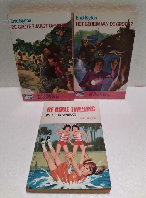 Vintage Boeken - De Grote 7 - Enid Blyton - 3 Verhalen, Livres, Livres pour enfants | Jeunesse | 10 à 12 ans, Utilisé, Non-fiction