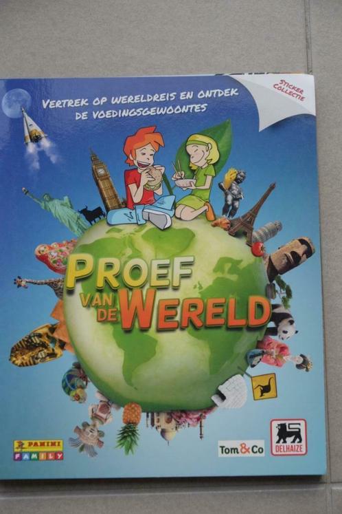 Stickerboek Proef van de wereld. PANINI., Livres, Livres d'images & Albums d'images, Comme neuf, Album d'images, Enlèvement ou Envoi