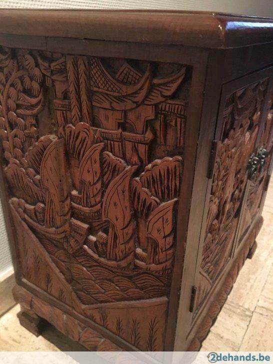 Armoire asiatique, Maison & Meubles, Armoires | Autre, Utilisé, Enlèvement