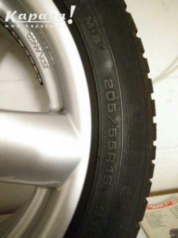 Goodyear winterbanden 205/55R16 met velgen beschikbaar voor biedingen