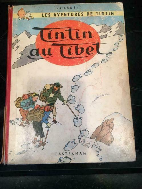 KUIFJE -TINTIN au tibet nr 20  E E R S T E   D R U K    1960, Boeken, Stripverhalen, Gelezen, Eén stripboek, Ophalen of Verzenden