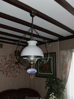 Hanglamp luster model Olielamp, Glas, Gebruikt, 50 tot 75 cm, Ophalen