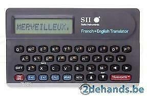 Vertaalcomputer  Seiko Frans-Engels, Diversen, Schoolbenodigdheden, Gebruikt