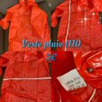 Veste pluie T110 rouge, Comme neuf, Garçon ou Fille, Manteau
