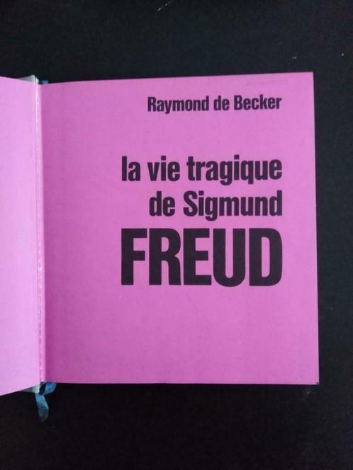 La vie tragique de Freud, Raymond de Becker, Livres, Histoire mondiale, Utilisé, Enlèvement ou Envoi