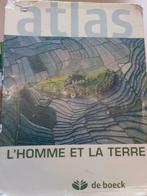 Atlas l homme et la terre, Livres, Livres scolaires, Secondaire, Utilisé, Enlèvement ou Envoi, Géographie