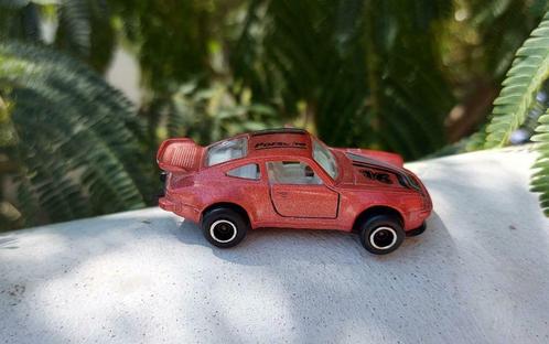 Majorette - Porsche 911 Turbo - Schaal 1/57 - Oranje/Rood, Hobby & Loisirs créatifs, Voitures miniatures | Échelles Autre, Comme neuf