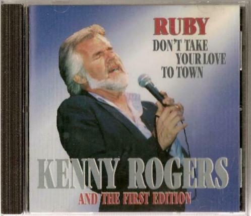 CD - KENNY ROGERS - RUBY DON'T TAKE YOUR LOVE TO TOWN, Cd's en Dvd's, Cd's | Rock, Zo goed als nieuw, Poprock, Verzenden
