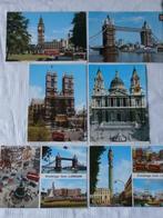 Vintage postkaarten "London"(6st), Ophalen, 1960 tot 1980, Ongelopen, Engeland