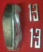 Ford Escort MK1 MK2 logo & bumperdeel oldtimer, Auto-onderdelen, Ophalen of Verzenden, Gebruikt, Ford