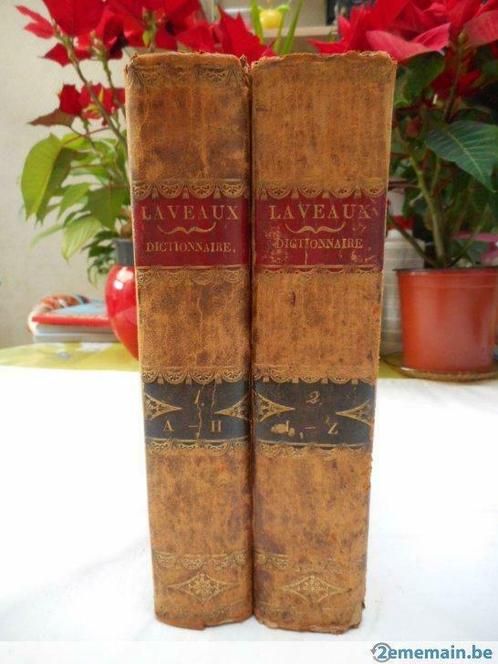 LAVEAUX woordenboeken - 2 delen - 1822, Antiek en Kunst, Antiek | Boeken en Manuscripten, Ophalen of Verzenden