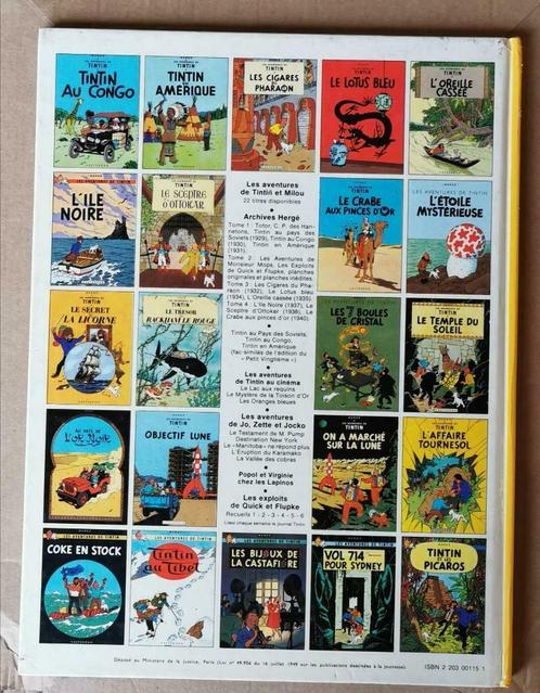 BD Les aventures de Tintin Objectif Lune