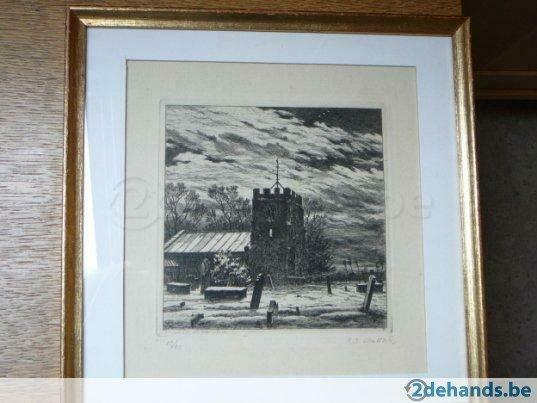 Ets Richard Samuel Chattock, Antiquités & Art, Art | Eaux-fortes & Gravures, Enlèvement ou Envoi