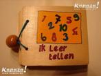 Kinderboek van hout ik leer tellen, Boeken, Ophalen of Verzenden, Zo goed als nieuw, 2 tot 3 jaar