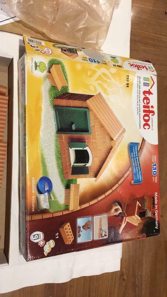 Teifoc huis om te bouwen met echte steentjes die ook los kun, Enfants & Bébés, Jouets | Blocs de construction, Utilisé, Autres marques