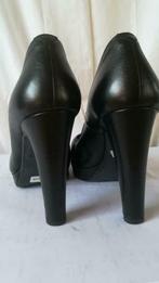 431B * BOCACO sexy zwarte leren pumps (36), Kleding | Dames, Schoenen, Pumps, Verzenden, Zwart, Gedragen