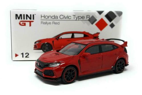 1:64 MiniGT Honda Civic Type R (FK8) LHD rally red, Hobby & Loisirs créatifs, Voitures miniatures | Échelles Autre, Comme neuf