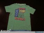 S Oliver : groene t-shirt maat 92/98, Kinderen en Baby's, Jongen, Gebruikt, Ophalen of Verzenden, Shirt of Longsleeve