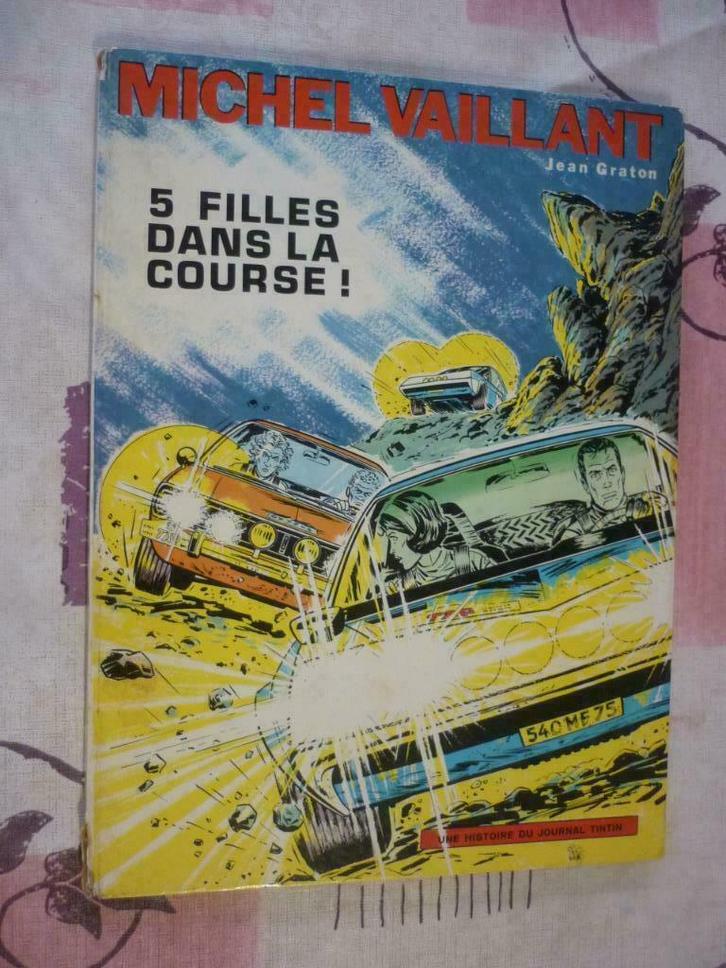 michel vaillant 5 filles dans la course, Boeken, Stripverhalen, Gelezen, Eén stripboek, Ophalen of Verzenden