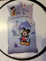 Nieuwe,dik flanellen dekbedovertrek Mickey Mouse 1 persoons., Kinderen en Baby's, Kinderkamer | Beddengoed, Overige kleuren, Jongetje of Meisje