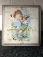 Ancienne boîte en métal vintage Van Melle, Verzamelen, Blikken, Gebruikt