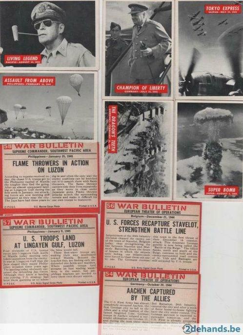 War Bulletin Cards, Collections, Objets militaires | Général, Envoi