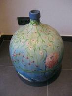 Flacon décanteur peint à la main - Ancienne bouteille de vin, Antiquités & Art, Enlèvement ou Envoi