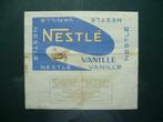 Chocolat Nestlé chocolade emballage wikkel omslagen Vanille, Ophalen of Verzenden, Gebruikt
