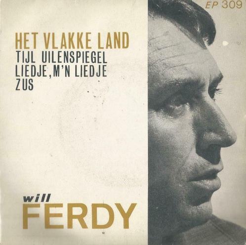 Will Ferdy – Het vlakke land + 3 – Single - EP, Cd's en Dvd's, Vinyl Singles, Gebruikt, EP, Nederlandstalig, 7 inch, Ophalen of Verzenden