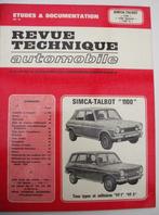 Revue Technique Automobile Simca Talbot 1100, Ophalen of Verzenden